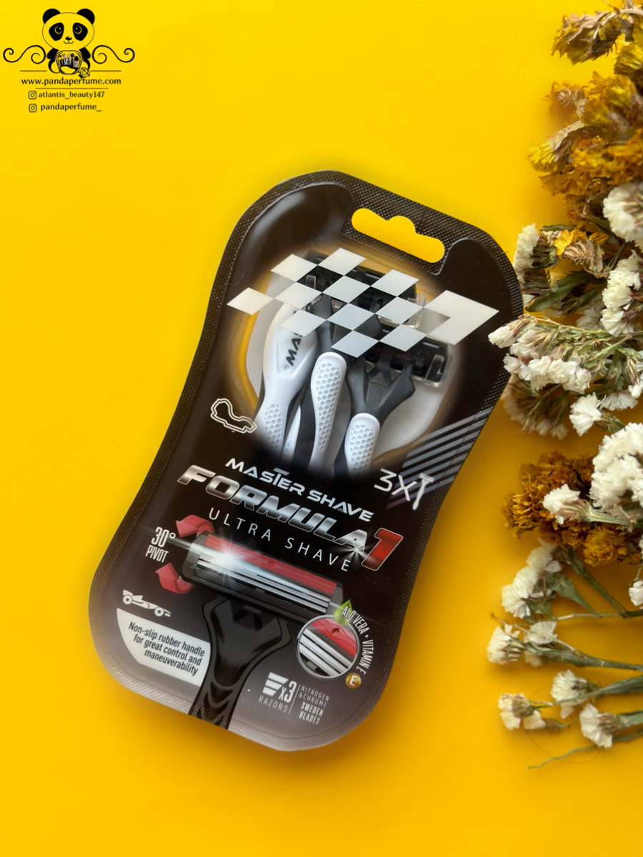 خودتراش مردانه مستر شیو Master Shave مدل Formula1 بسته 3 عددی