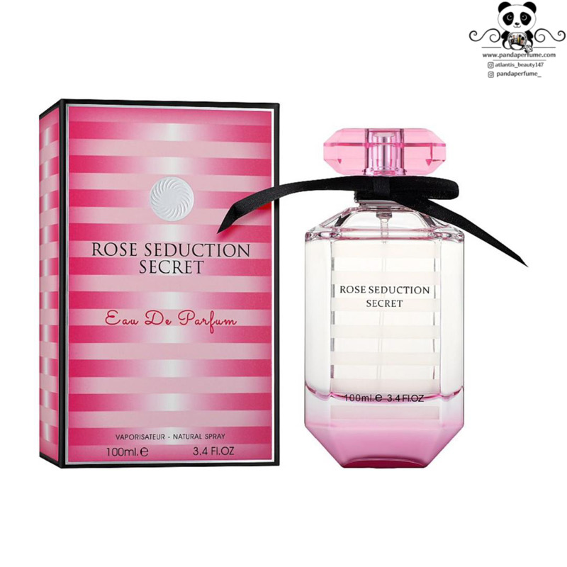  ادکلن  زنانه ویکتوریا سکرت بامب شل بنفش_ رز سداکشن سکرت|  Fragrance World Rose Seduction Secret – Victoria Secret Bombshell 100mil