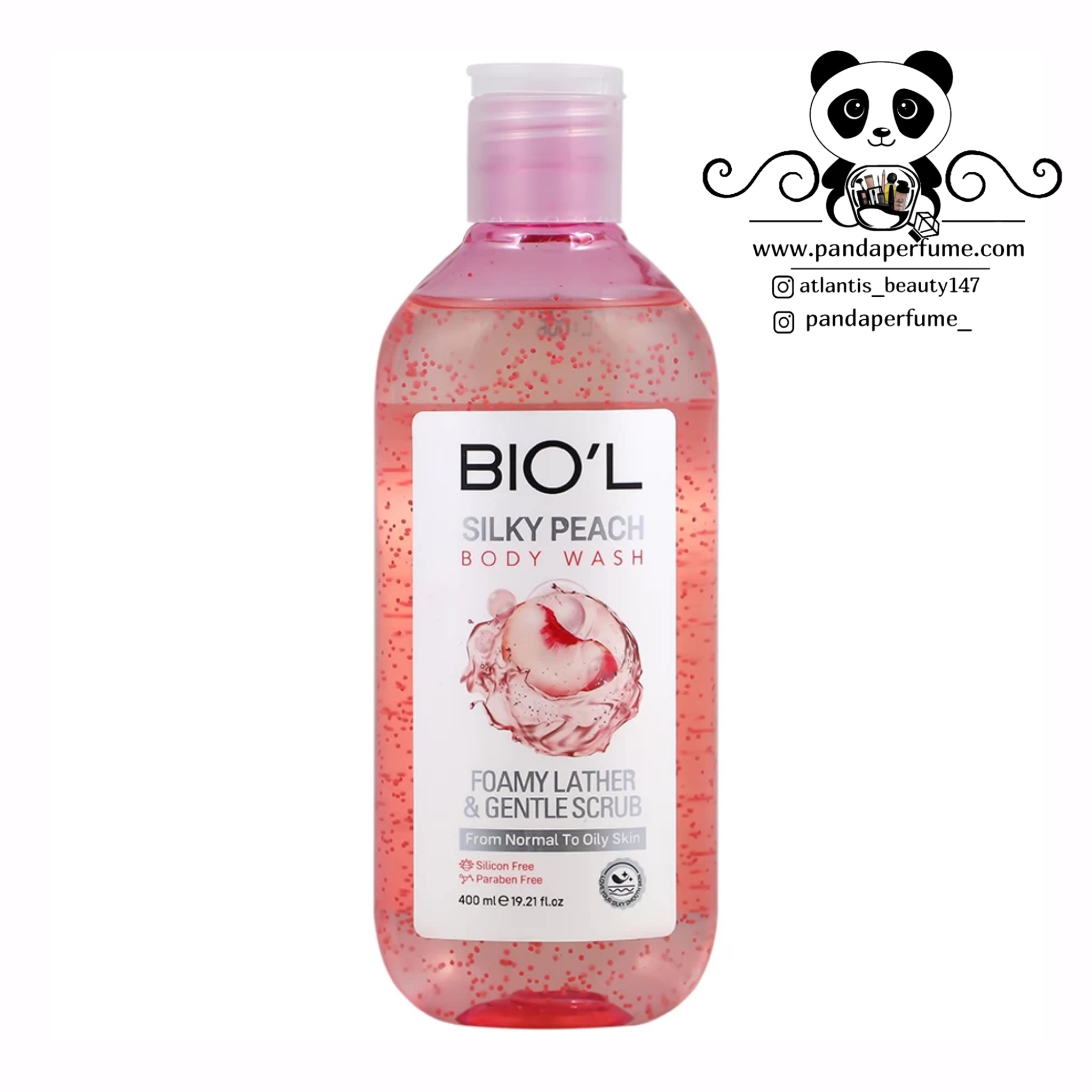 شامپو اسکراب بدن بیول رایحه هلو ابریشمی | Biol Shower Gel Sliky Peach