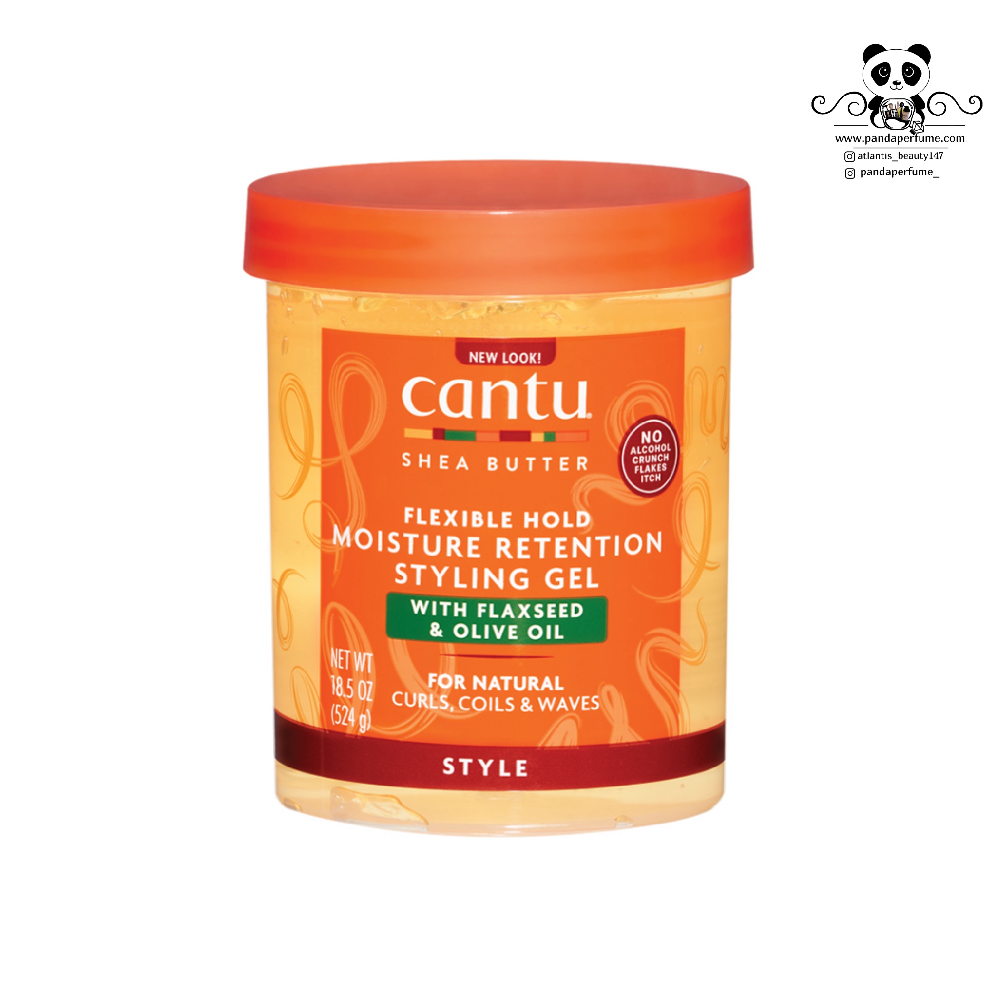 ژل رطوبت رسان بذر کتان و زیتون کنتو | Cantu Moisture Styling Gel Flaxseed and Olive