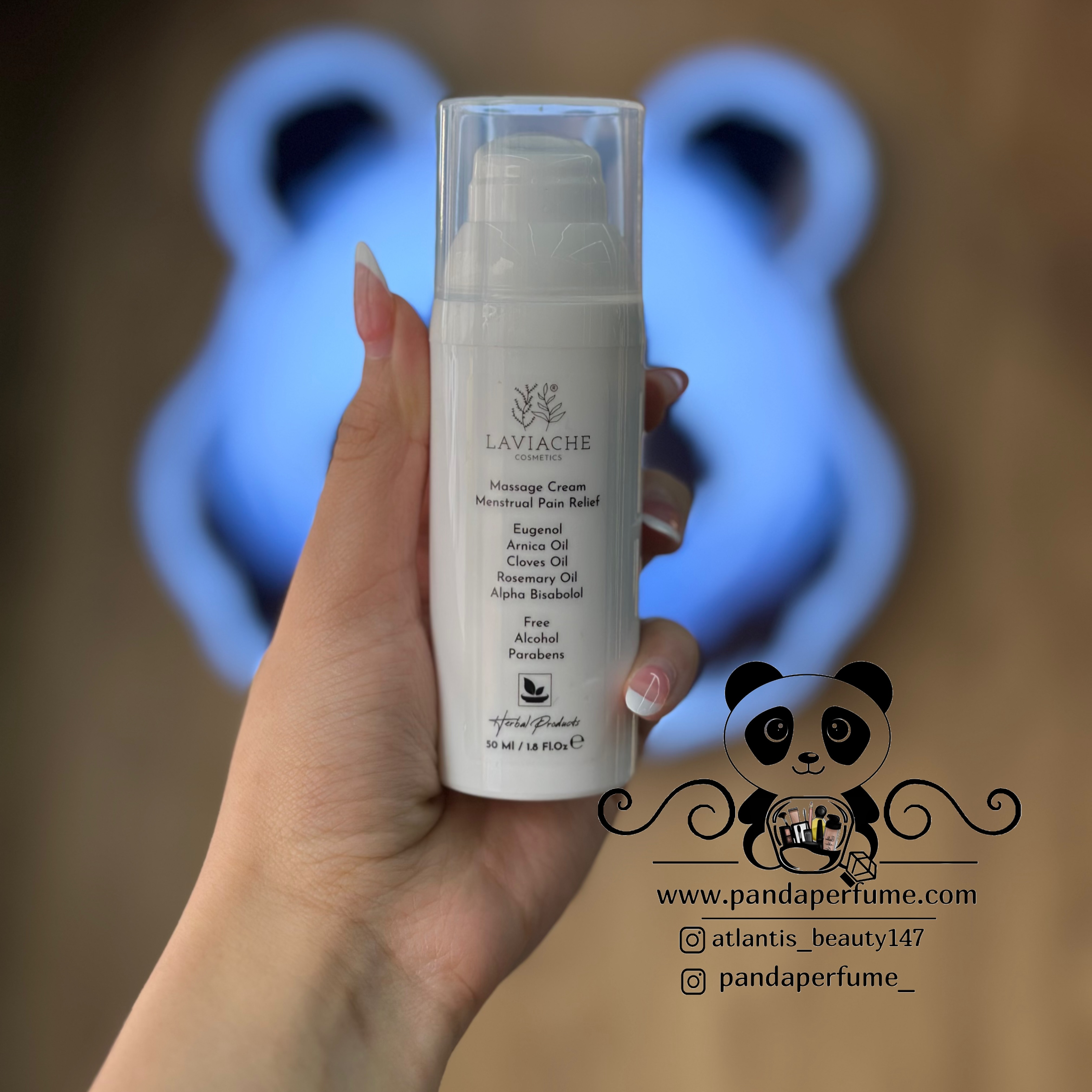 کرم ماساژ تسکین درد قاعدگی لاویاچه MASSAGE CREAM LAVIACHE