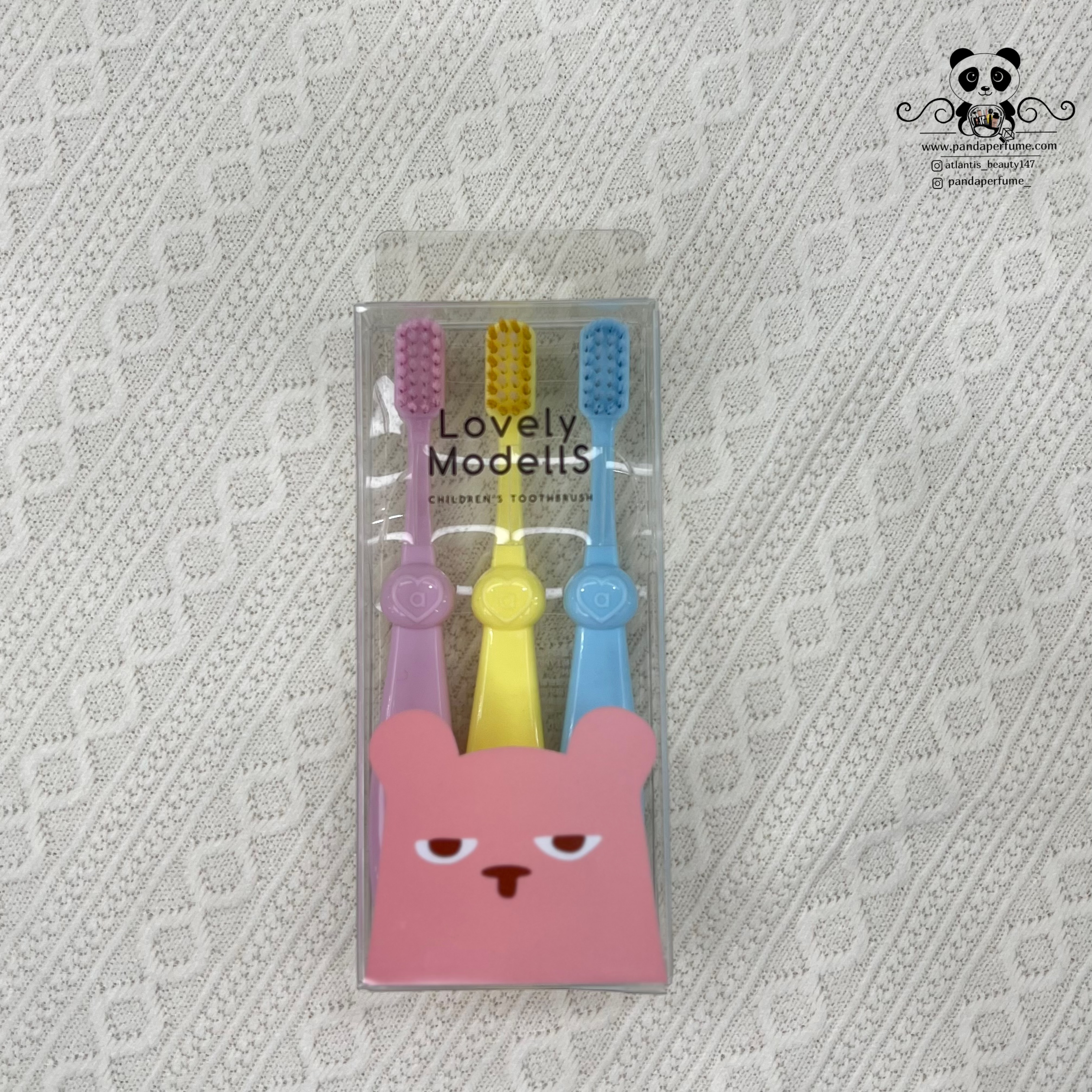 مسواک بچه 3  قلوی Lovely Modells S-209