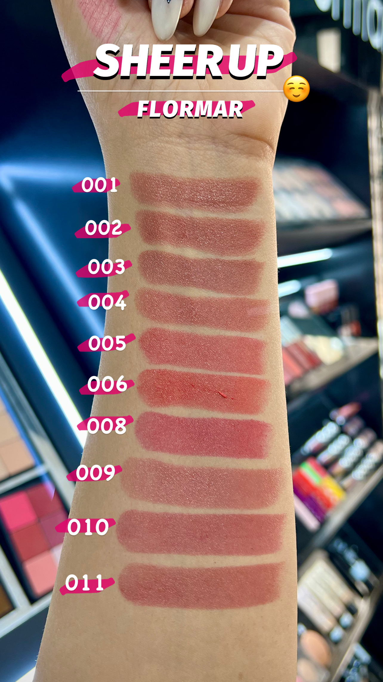 رژ لب جامد شیر‌ آپ فلورمار | SHEER UP Lipstick Flormar