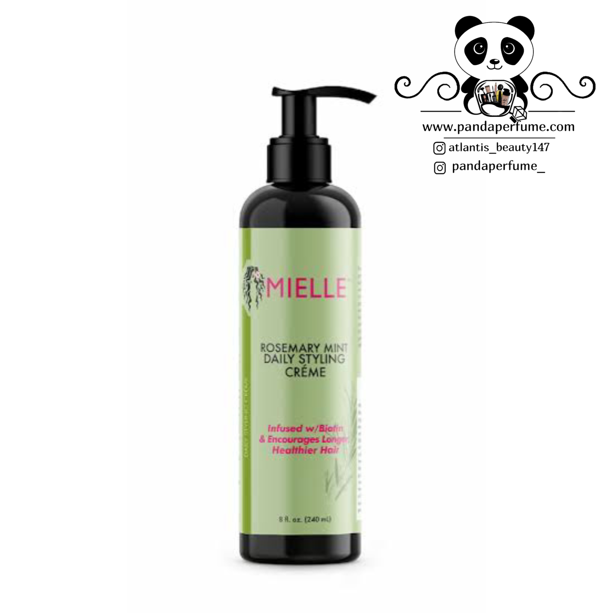 کرم ژل حالت دهنده روزانه رزماری میله MIELLE Organics Rosemary Mint Daily Styling Creme 