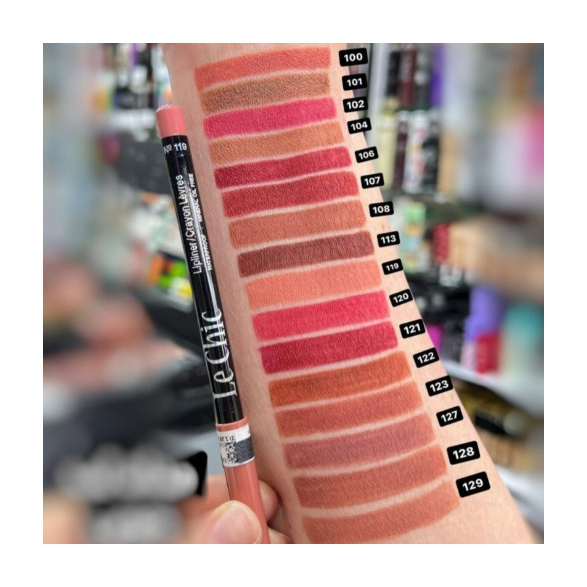 خط لب چوبی  لچیک |  LECHIC Lipliner Pencil