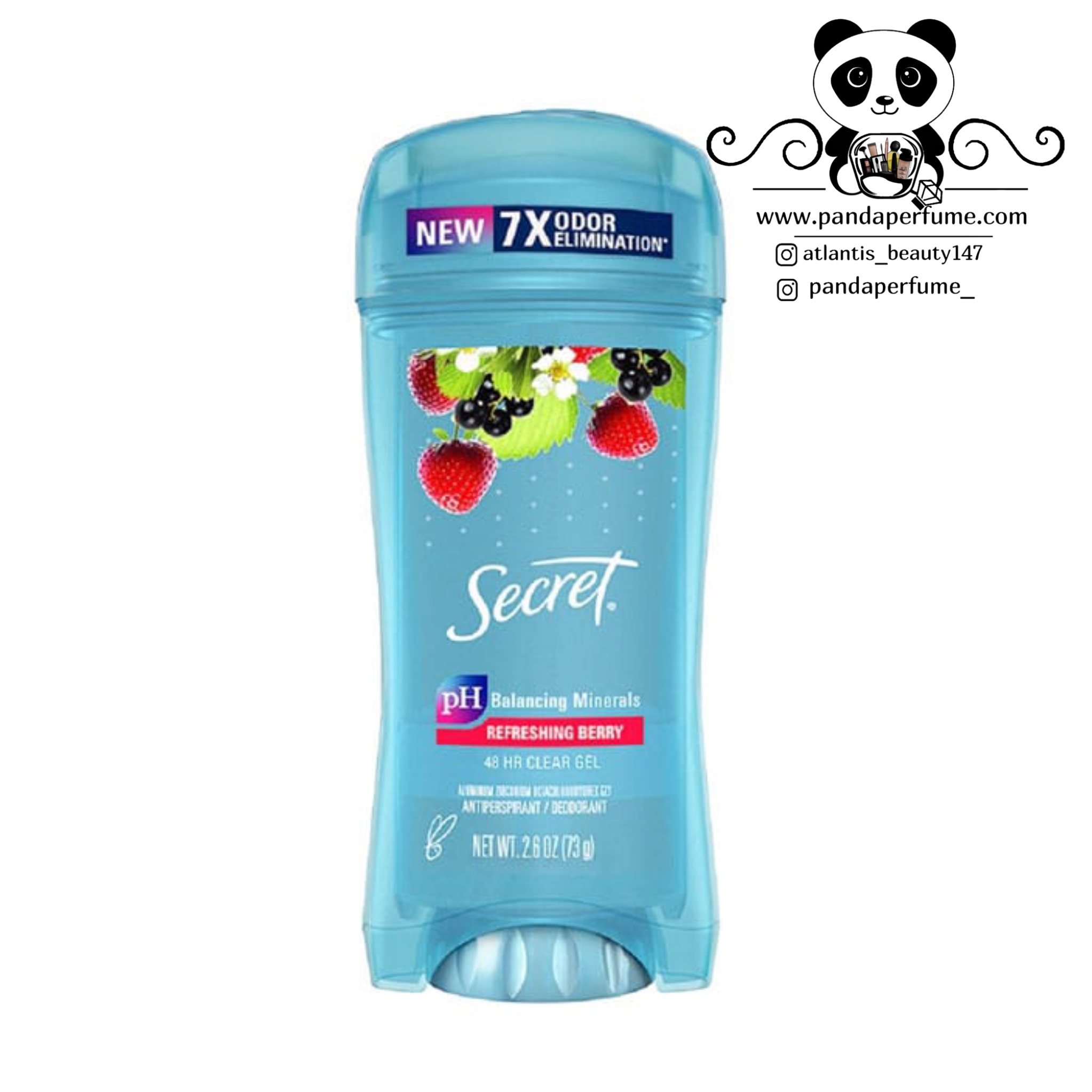 مام ژله ای ضد تعریق سکرت مدل Refreshing Berry حجم 73 گرم | Secret Anti-Perspirant Fresh Clear Gel Refreshing Berry
