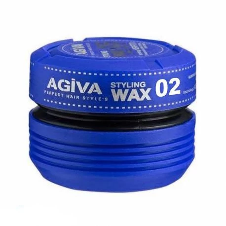 واکس مو آگیوا آبی مدل AGIVA Styling WAX Strong&Sert  02