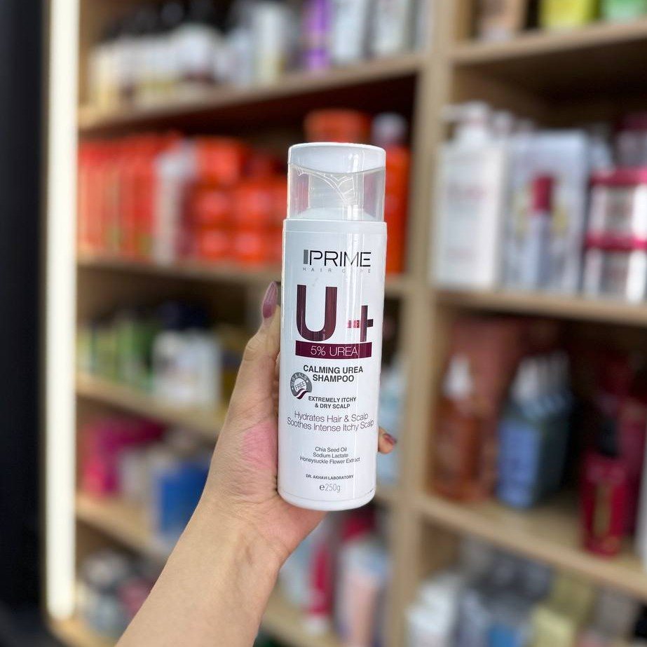 شامپو پرایم حاوی 5% اوره 250میل| PRIME U Urea 5%U+ Calming Urea Shampoo