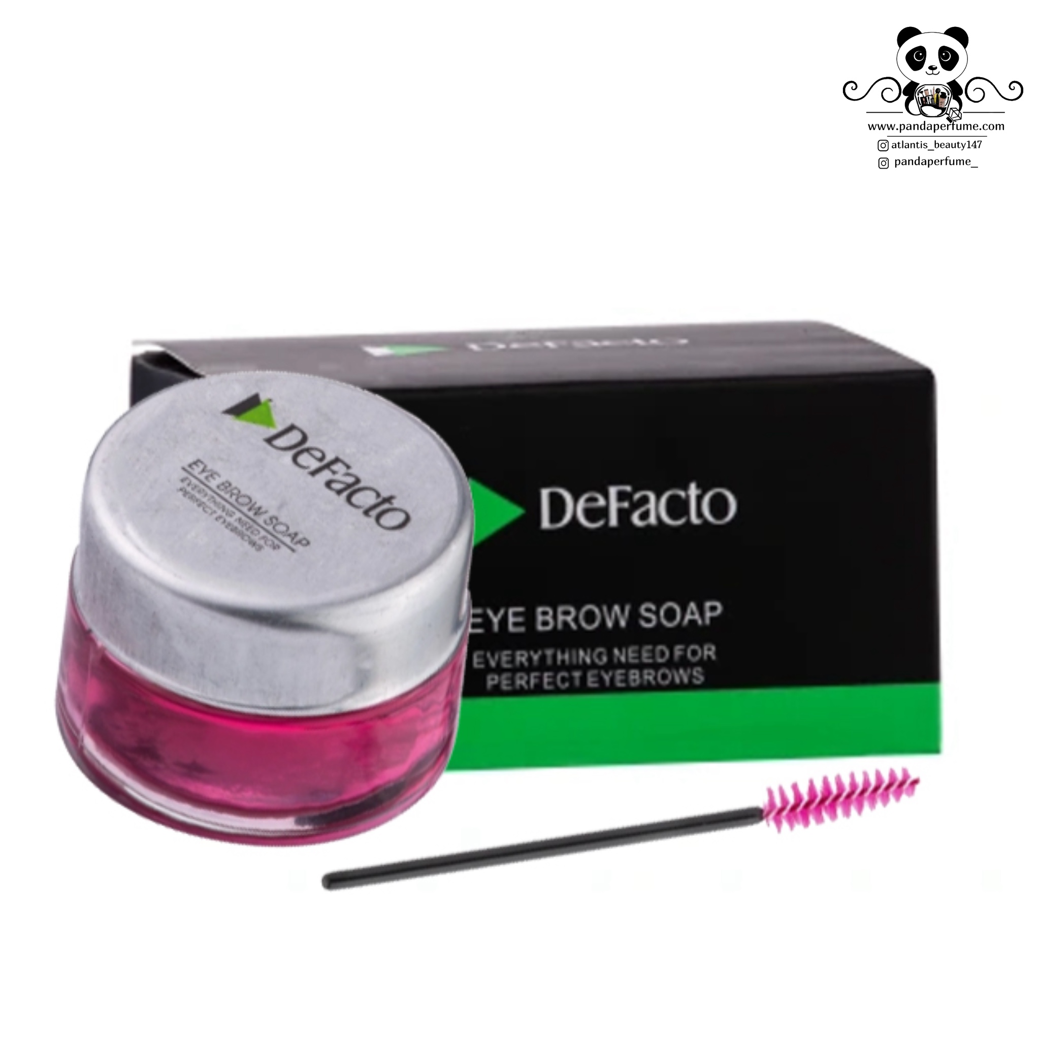 ژل ابرو دیفکتو مدل کاسه ای  |  Defacto EyeBrow Gel 