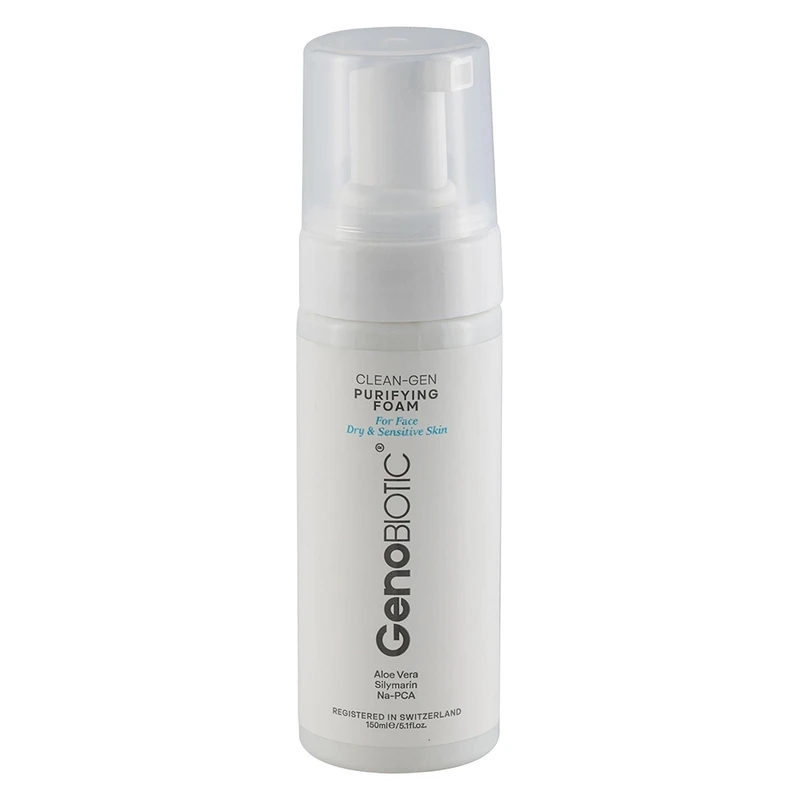 فوم شستشو پوست خشک  ژنو بایوتیک 150میل| Geno Biotic Cleangen Purifying Face Foam 