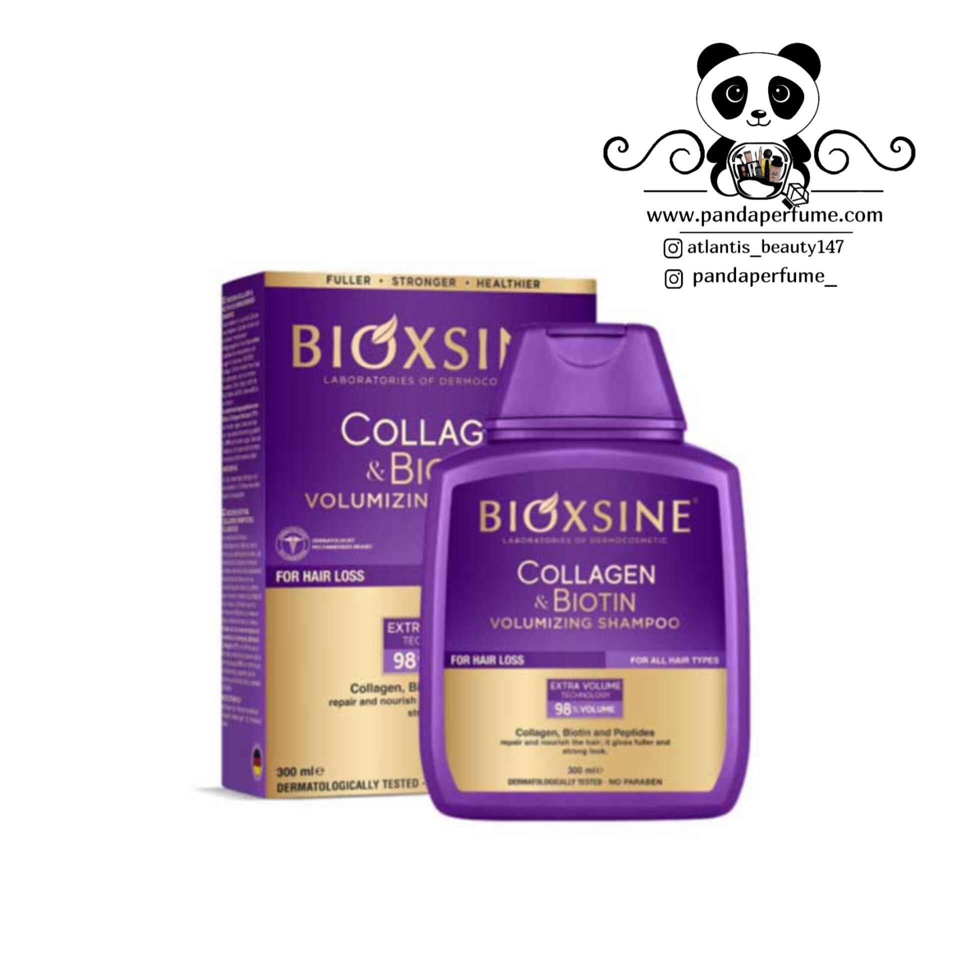 شامپو بیوکسین کلاژن و بیوتین Bioxcin Collagen & Biotin Shampoo