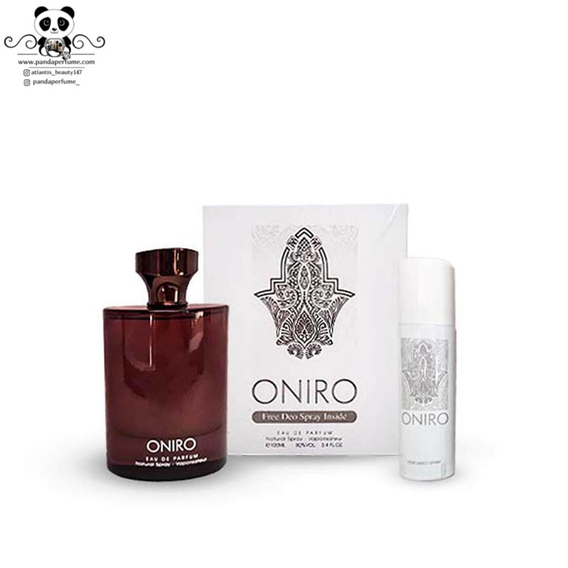  ادکلن اونیرو با اسپری فرگرانس ورد 100 میل – Fragrance World Oniro