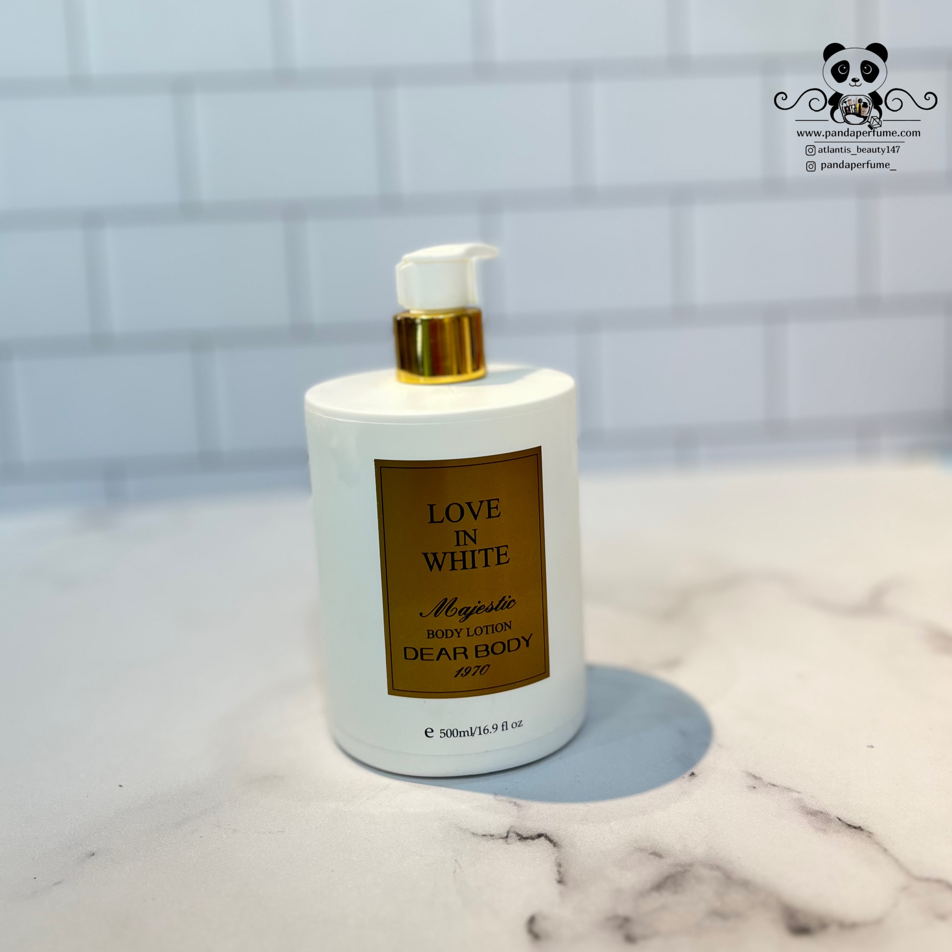 لوسیون بدن دیربادی مدل | Love in White Body Lotion For Women 500 ML