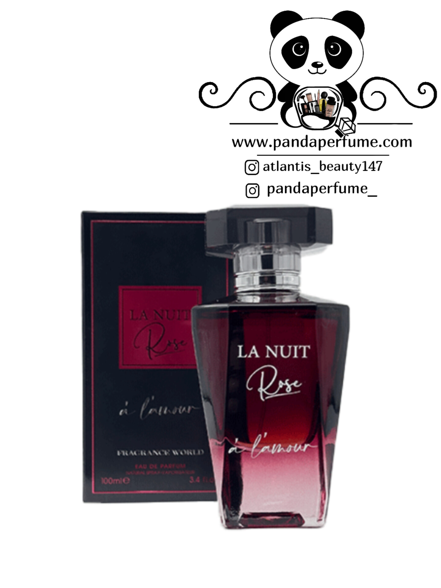 ادکلن زنانه لا نویی رز فرگرنس وُرلد|Fragrance World La Nuit Rose 