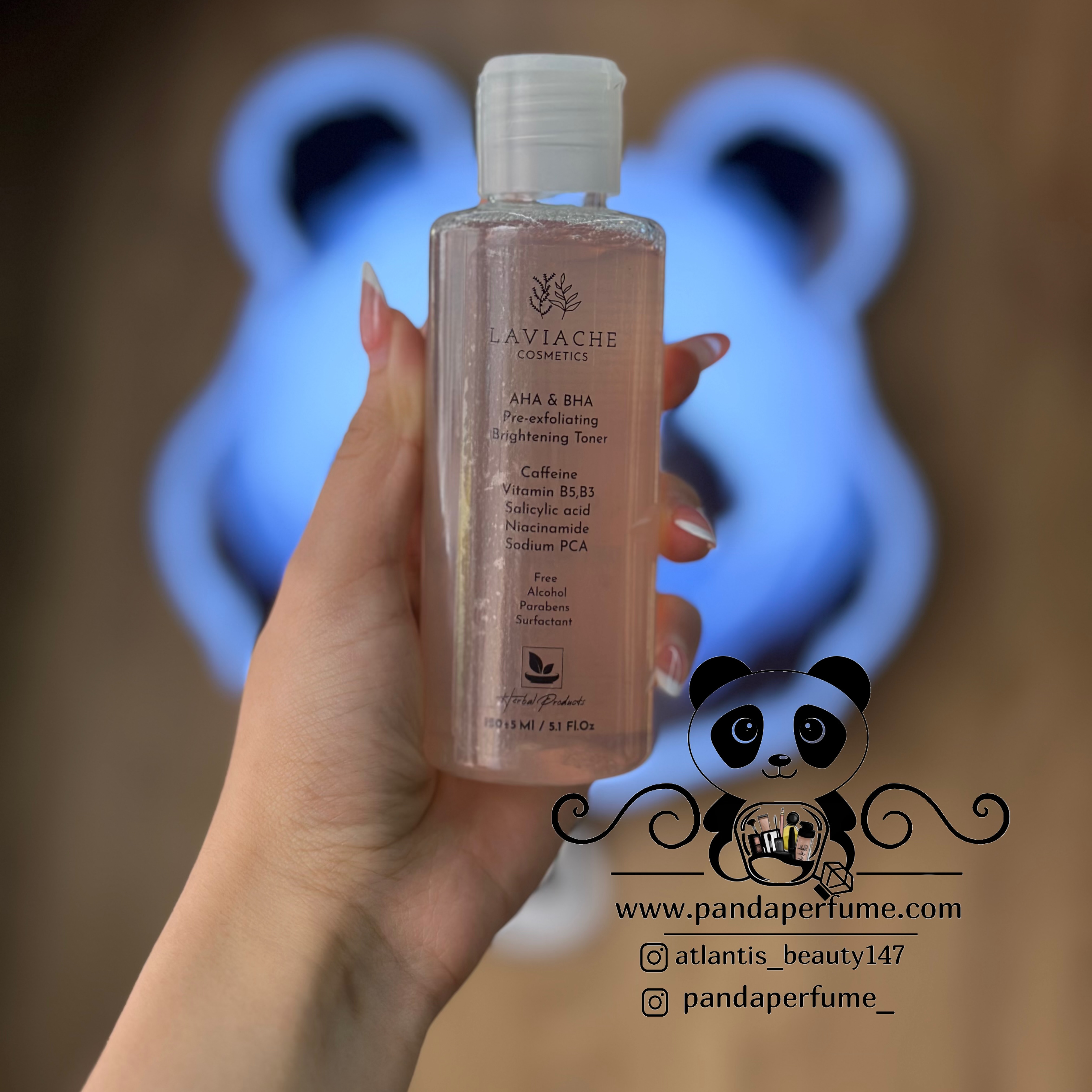تونر پیش‌لایه‌بردار AHA BHA لاویاچه | LAVIACHE  Brightening Roner