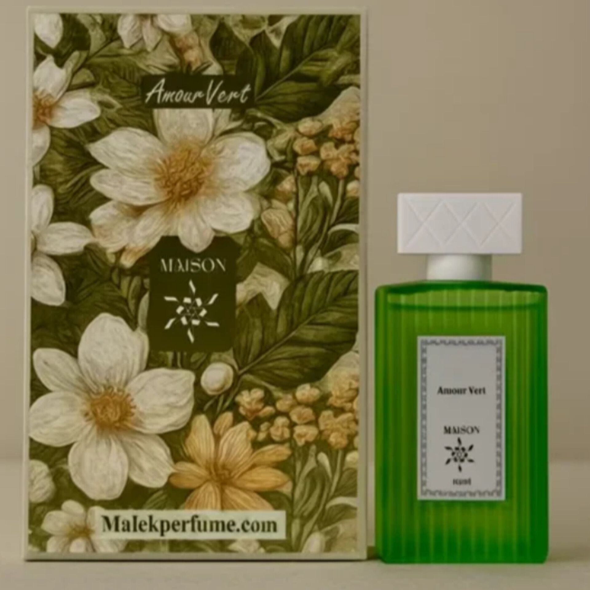 ادکلن آمور ورت میسون Amour Vert Maison حجم 100 میل | مشابه Histo/ires de Parfums This Is Not A Blue Bottle 1.2