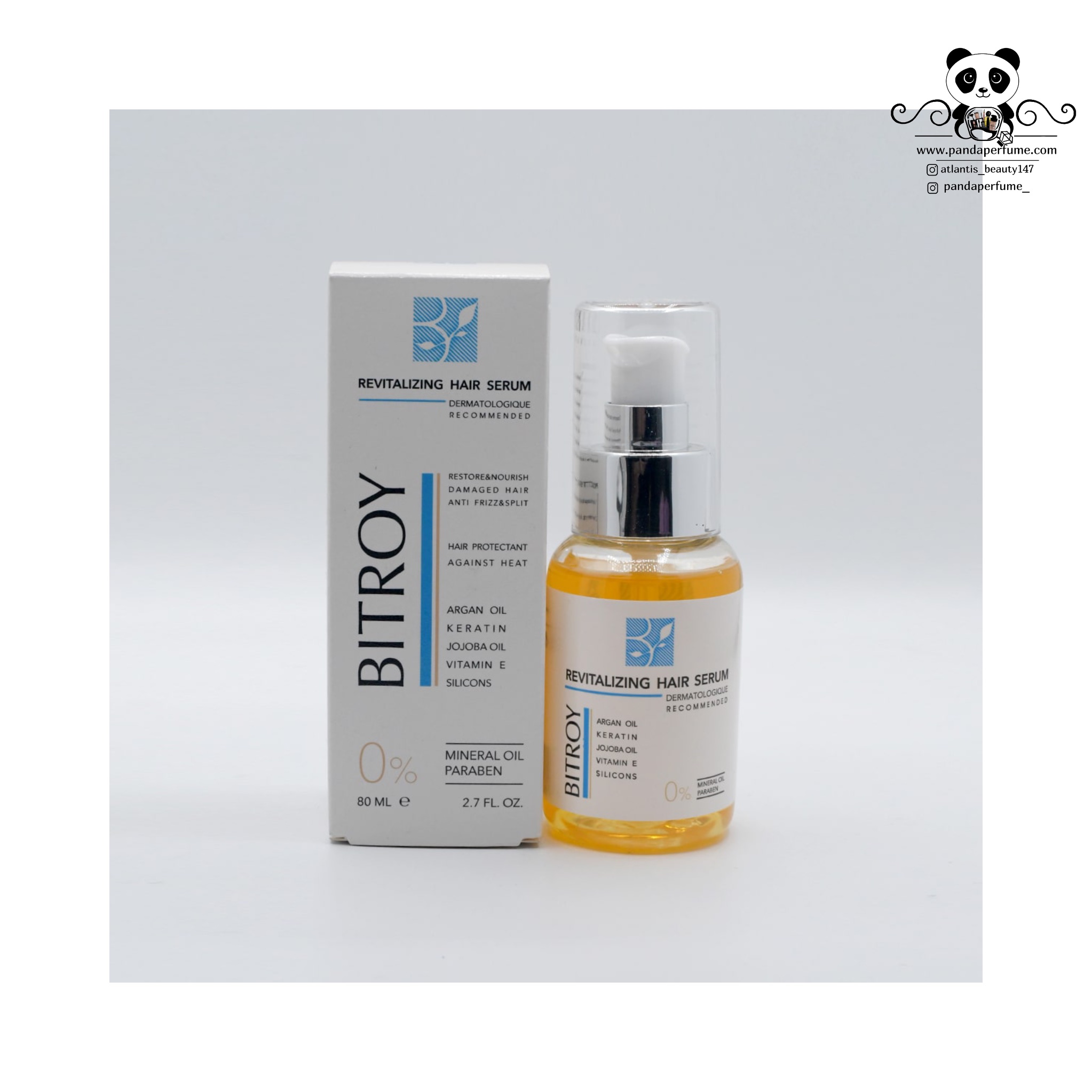 سرم ترمیم کننده مو بیتروی مدل کراتین آرگان | BITROY Hair Serum