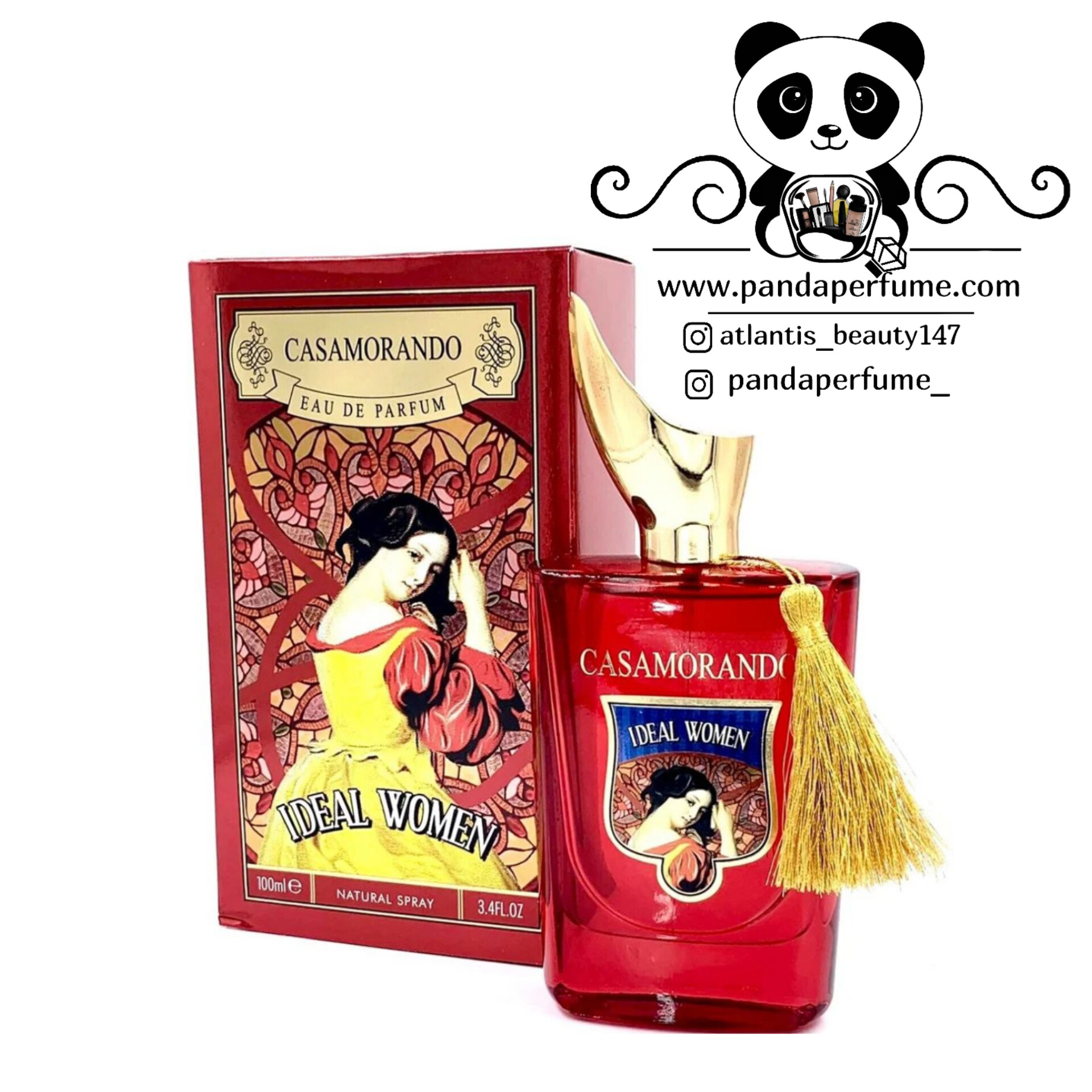 ادکلن کازاموراتی بوکت ایدئال فرگرنس وُرلد| Fragrance Casamorando Idel Women