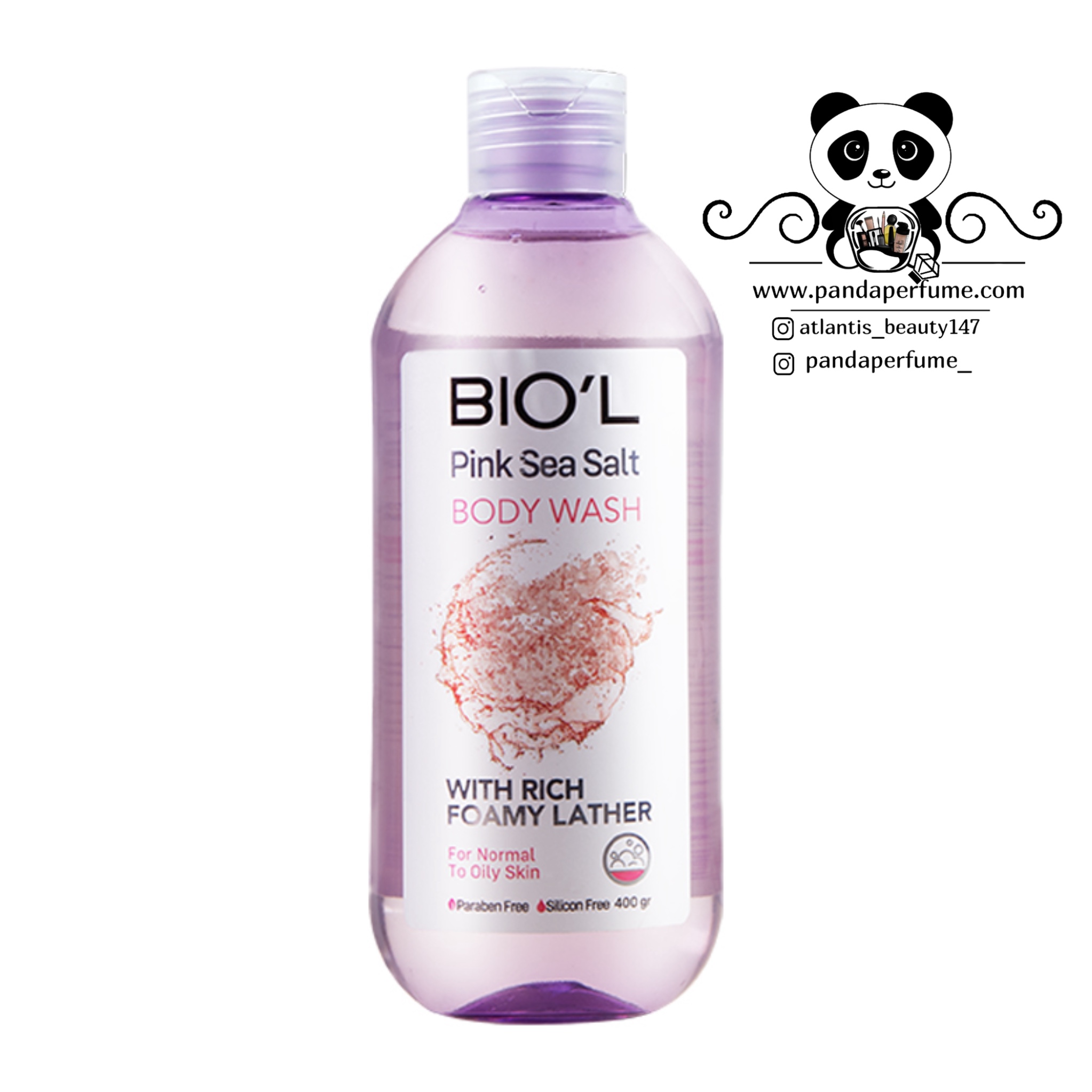 شامپو بدن بیول رایحه نمک دریایی صورتی | Biol Shower Gel Pink Sea Salt