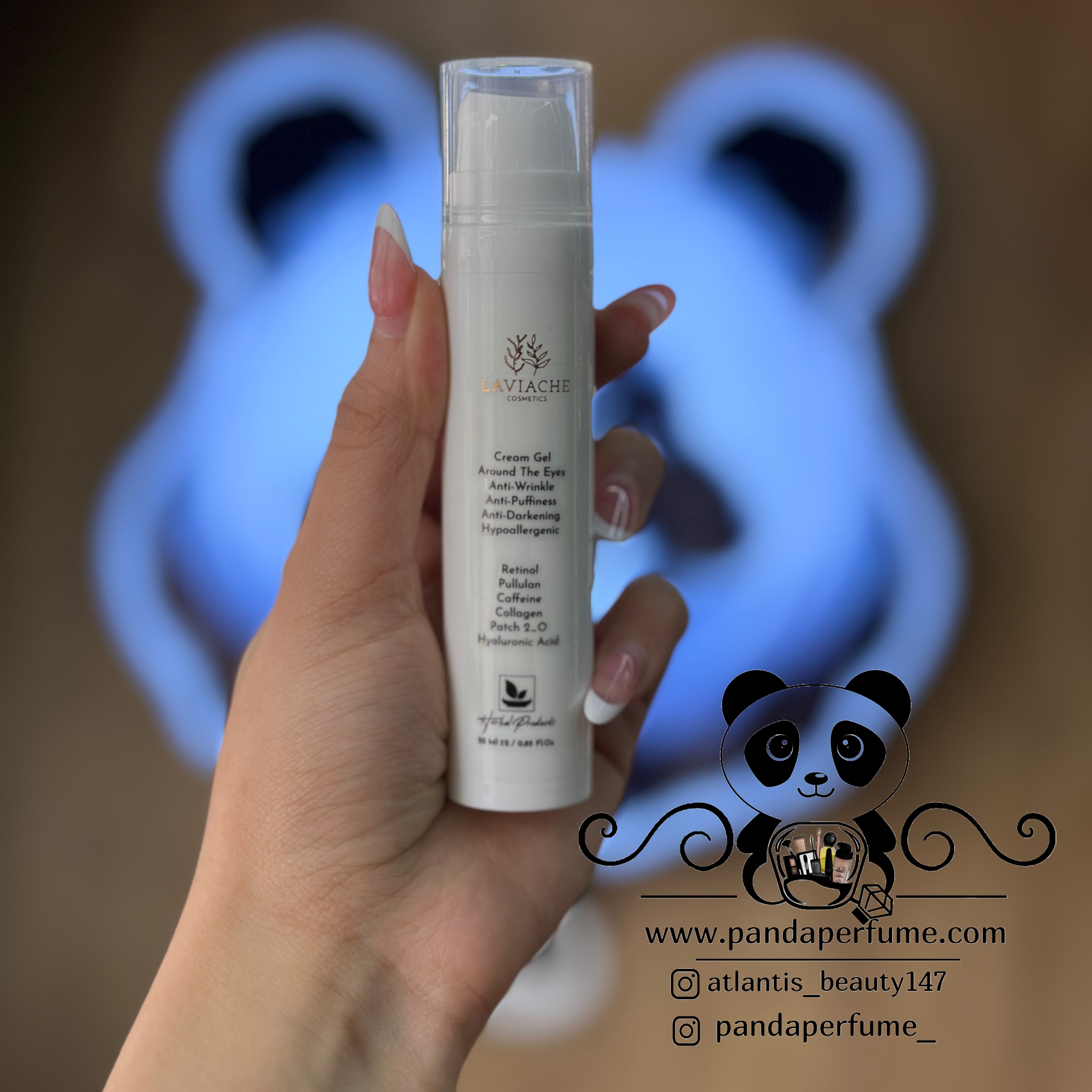 کرم ژل دور چشم رتینول لاویاچه | LAVIACHE  Retinol Eye cream